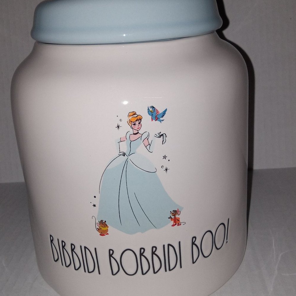 Rae Dunn Disney Collection Bibbidi Bobbidi boo! Cookie Jar Canister NEW - Picture 2 of 9